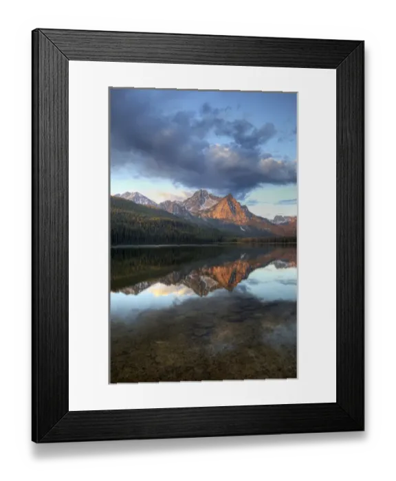 Framed Print : ID, Sawtooth National Recreation Area, Stanley Lake and McGowan Peak Framed Print : ID, Sawtooth National Recreation Area, Stanley Lake and McGowan Peak