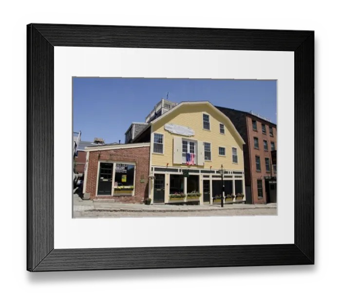 Framed Print : Massachusetts, New Bedford. Historic Centre Street, one of the oldest streets in Framed Print : Massachusetts, New Bedford. Historic Centre Street, one of the oldest streets in