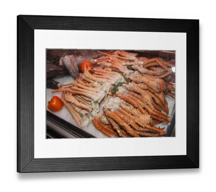 Framed Print : USA, Massachusetts, Boston, Boston Food and Restaurant Show, King crab legs Framed Print : USA, Massachusetts, Boston, Boston Food and Restaurant Show, King crab legs