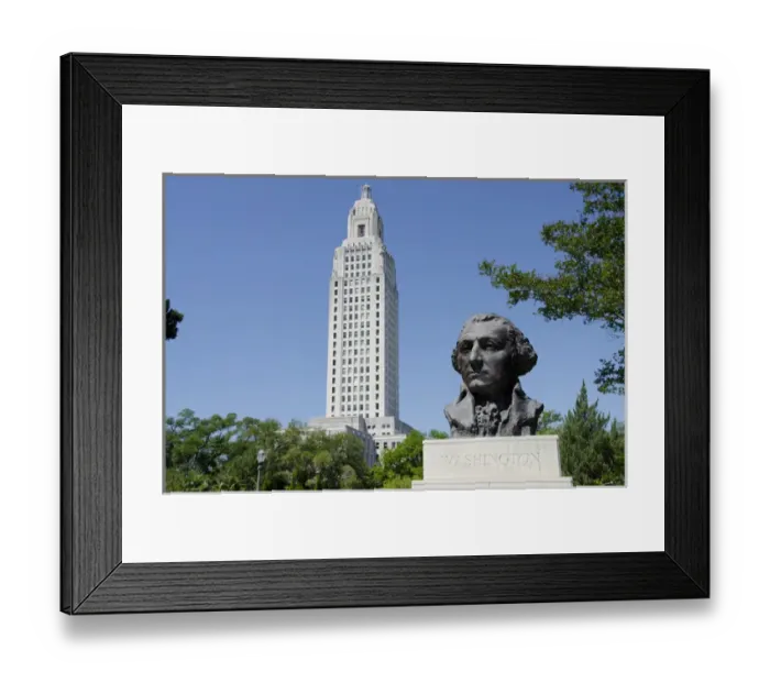 Framed Print : Louisiana, Baton Rouge. Louisiana State Capitol building Framed Print : Louisiana, Baton Rouge. Louisiana State Capitol building