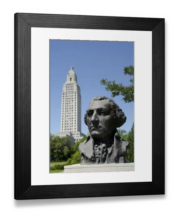 Framed Print : Louisiana, Baton Rouge. Louisiana State Capitol building Framed Print : Louisiana, Baton Rouge. Louisiana State Capitol building