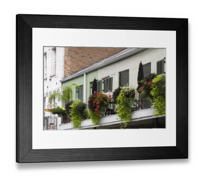 Framed Print : LA, New Orleans, French Quarter, architecture Framed Print : LA, New Orleans, French Quarter, architecture