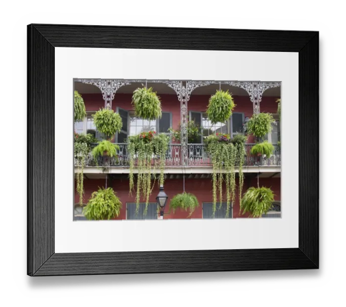 Framed Print : LA, New Orleans, French Quarter, architecture Framed Print : LA, New Orleans, French Quarter, architecture