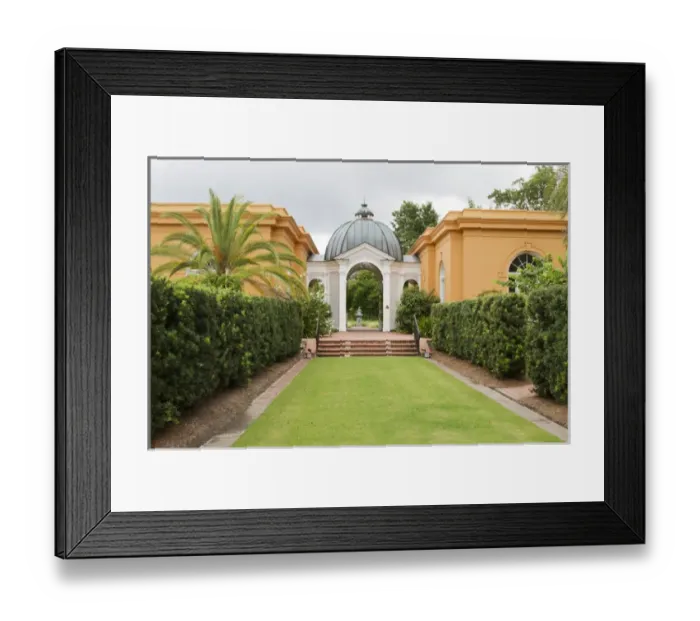 Framed Print : LA, New Orleans, New Orleans Botanical Garden, Entrance and Pavilion of the Two Sisters Framed Print : LA, New Orleans, New Orleans Botanical Garden, Entrance and Pavilion of the Two Sisters