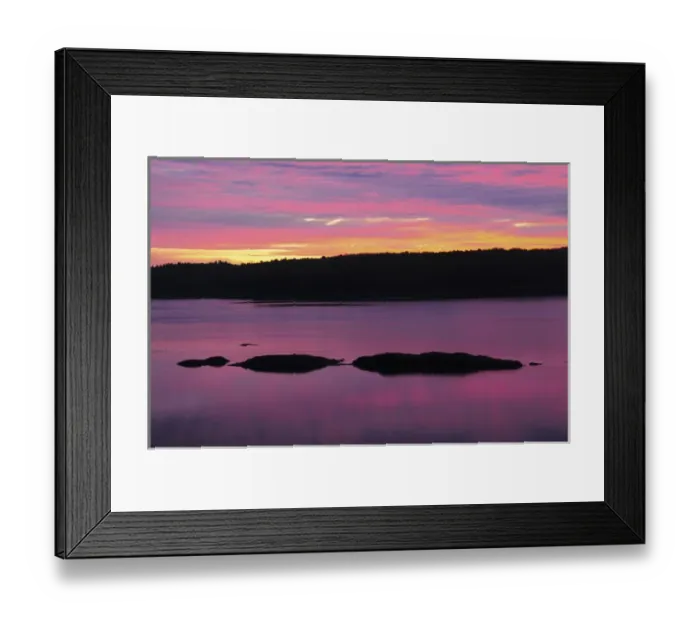 Framed Print : Sunrise on the New Meadows River; Brunswick; Maine; USA; sunrise; colorful; water Framed Print : Sunrise on the New Meadows River; Brunswick; Maine; USA; sunrise; colorful; water
