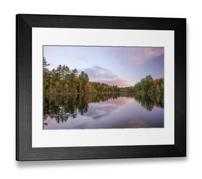 Framed Print : Fall colors on shoreline of Irwin Lake, Hiawatha National Forest, Alger County, Upper Framed Print : Fall colors on shoreline of Irwin Lake, Hiawatha National Forest, Alger County, Upper