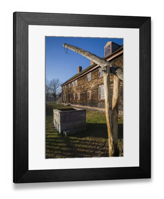 Framed Print : USA, Maine, Augusta, Old Fort Western, oldest wooden fort in the USA Framed Print : USA, Maine, Augusta, Old Fort Western, oldest wooden fort in the USA