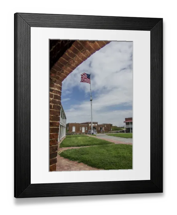 Framed Print : Historic Fort McHenry, birthplace of the Star Spangled Banner, the national anthem