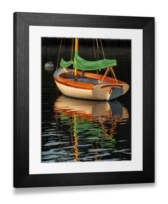 Framed Print : USA, Massachusetts, Cape Cod, Moored sailboat Framed Print : USA, Massachusetts, Cape Cod, Moored sailboat