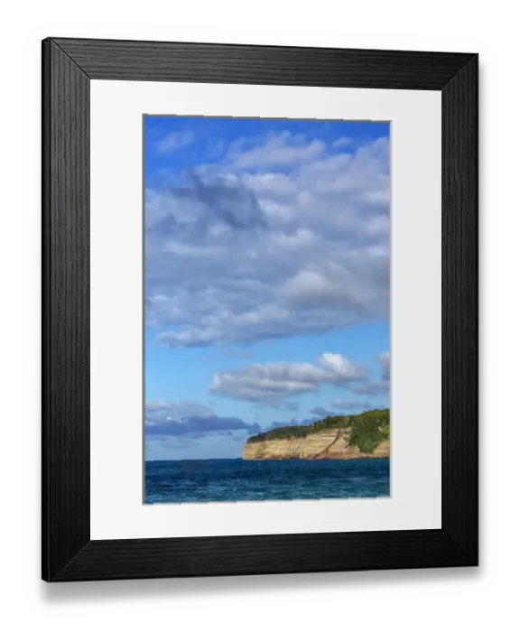 Framed Print : Michigan, Pictured Rocks National Lakeshore, Miners Beach Framed Print : Michigan, Pictured Rocks National Lakeshore, Miners Beach