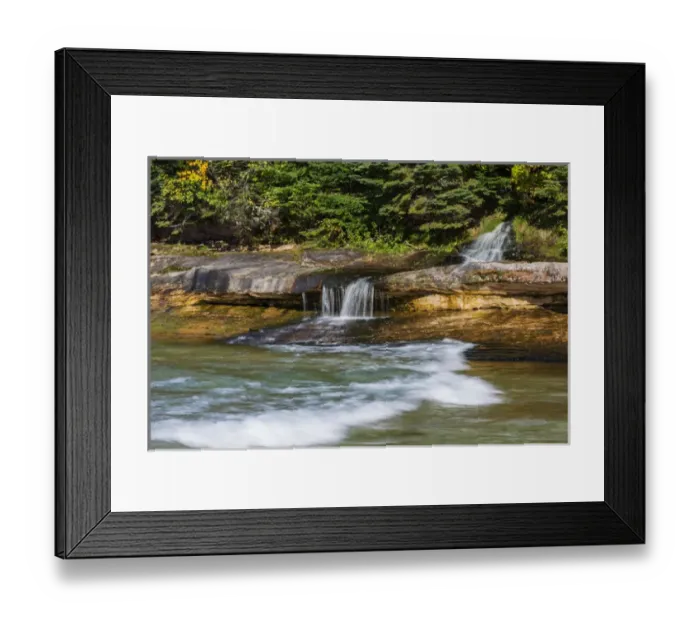 Framed Print : Michigan, Pictured Rocks National Lakeshore, Miners Beach Framed Print : Michigan, Pictured Rocks National Lakeshore, Miners Beach
