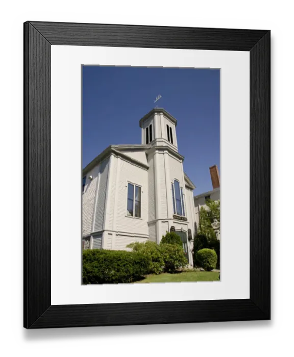 Framed Print : Massachusetts, New Bedford. Seamens Bethel on Johnny Cake Hill, church of Herman Framed Print : Massachusetts, New Bedford. Seamens Bethel on Johnny Cake Hill, church of Herman