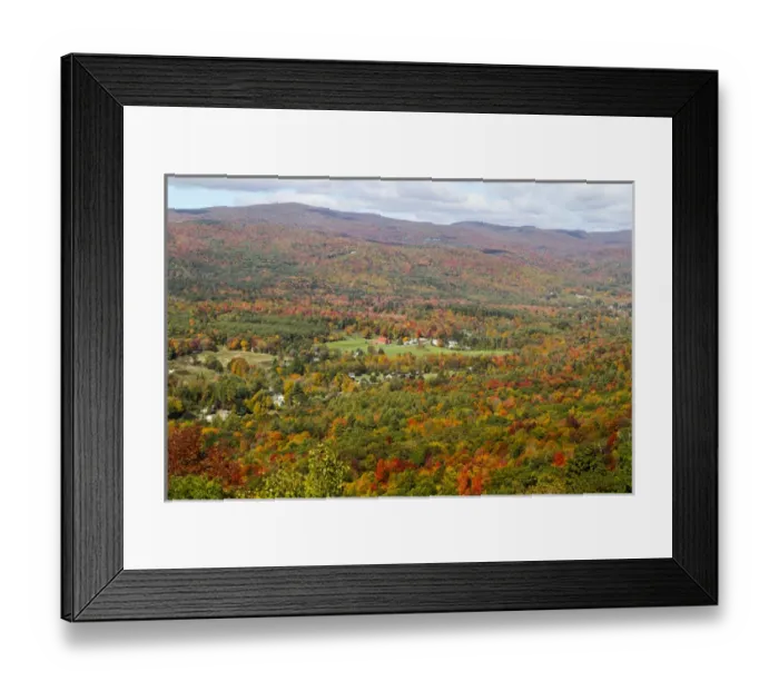 Framed Print : Looking out over the autumn landscape from Route 2 in Western Massachusetts, United States Framed Print : Looking out over the autumn landscape from Route 2 in Western Massachusetts, United States