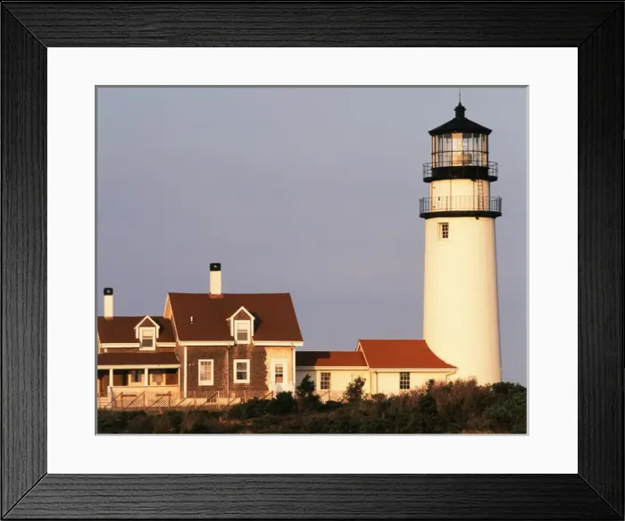 Framed Print : USA, Massachusetts, North Truro, Cape Cod, View of Cape Cod lighthouse Framed Print : USA, Massachusetts, North Truro, Cape Cod, View of Cape Cod lighthouse