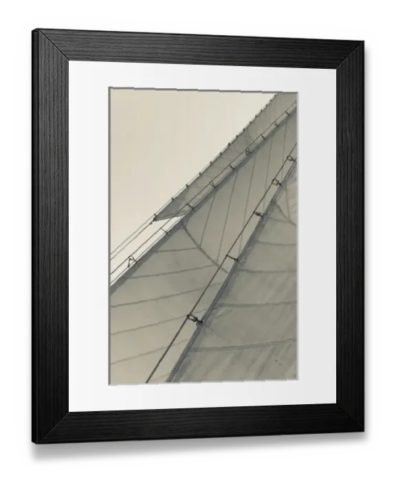 Framed Print : USA, Massachusetts, Gloucester, Schooner Festival, sails and masts