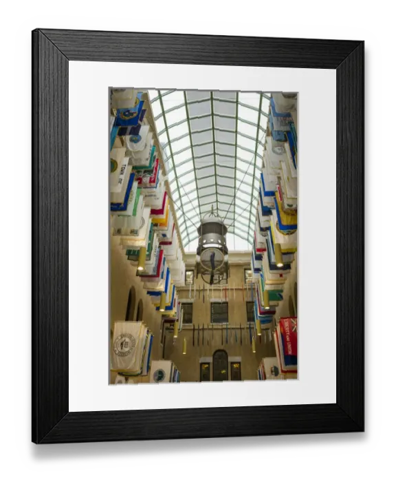 Framed Print : USA, Massachusetts, Boston, Massachusetts State House, The Hall of Flags Framed Print : USA, Massachusetts, Boston, Massachusetts State House, The Hall of Flags
