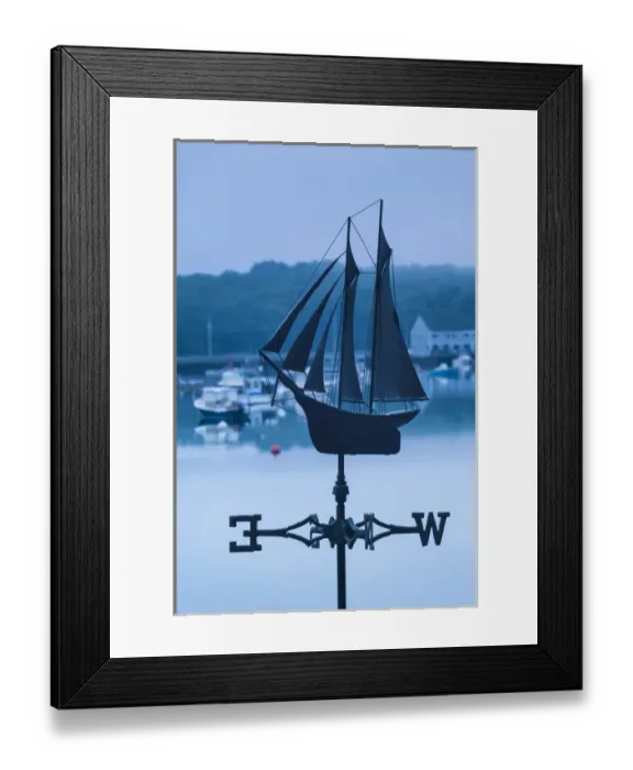 Framed Print : USA, Massachusetts, Cape Ann, Gloucester, Annisquam, weather vane Framed Print : USA, Massachusetts, Cape Ann, Gloucester, Annisquam, weather vane