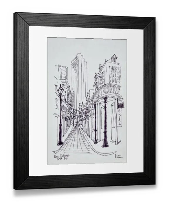 Framed Print : Artwork by Scott Lawrence
