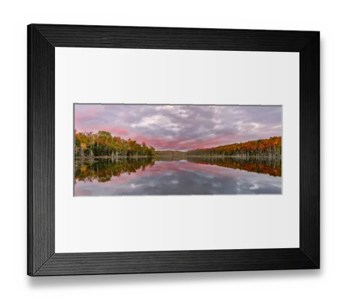 Framed Print : Red Jack Lake and sunrise reflection, Alger County, Upper Peninsula of Michigan Framed Print : Red Jack Lake and sunrise reflection, Alger County, Upper Peninsula of Michigan