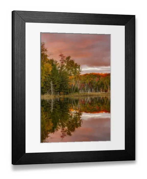 Framed Print : Red Jack Lake and sunrise reflection, Alger County, Upper Peninsula of Michigan Framed Print : Red Jack Lake and sunrise reflection, Alger County, Upper Peninsula of Michigan