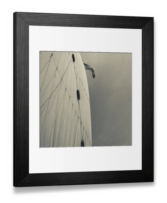 Framed Print : USA, Massachusetts, Gloucester, Schooner Festival, sails and masts