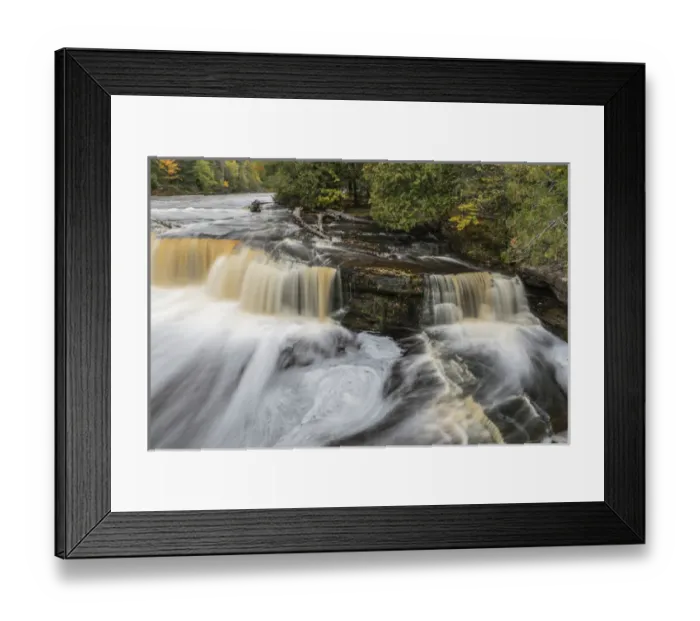 Framed Print : Tahquamenon Falls, Tahquamenon Falls State Park, Whitefish, Michigan, Upper Peninsula