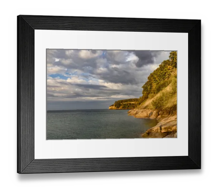 Framed Print : Rugged shoreline, Lake Superior, Pictured Rocks National Lakeshore, Upper Peninsula Framed Print : Rugged shoreline, Lake Superior, Pictured Rocks National Lakeshore, Upper Peninsula