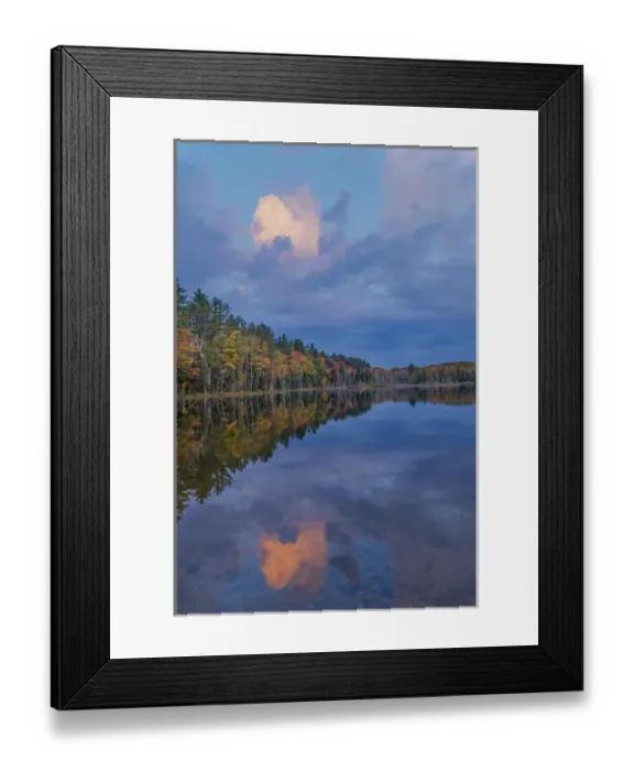 Framed Print : Sunrise reflection on Council Lake, Upper Peninsula of Michigan, Hiawatha National Forest Framed Print : Sunrise reflection on Council Lake, Upper Peninsula of Michigan, Hiawatha National Forest