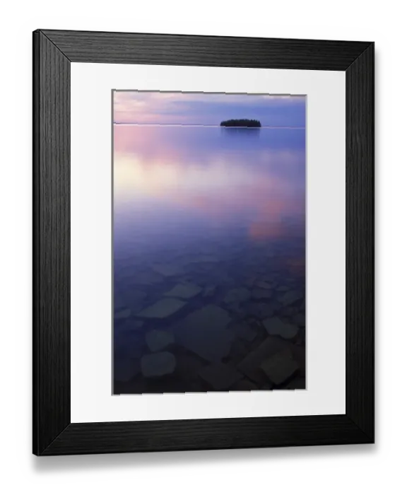 Framed Print : USA, Michigan, Upper Peninsula, Picnic Island, Lake Huron, clouds at twilight. Mark S Framed Print : USA, Michigan, Upper Peninsula, Picnic Island, Lake Huron, clouds at twilight. Mark S