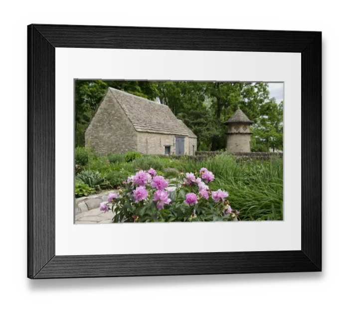 Framed Print : Michigan, Wyandotte. Greenfield Village, Cotswold Cottage Framed Print : Michigan, Wyandotte. Greenfield Village, Cotswold Cottage