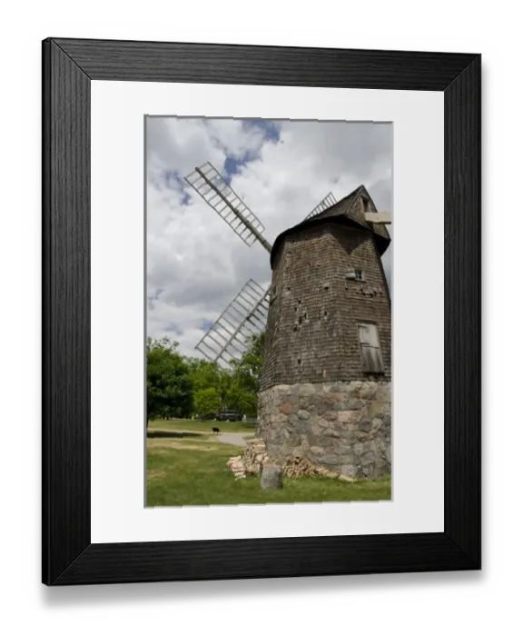 Framed Print : Michigan, Wyandotte, Greenfield Village. Historic Farris Windmill, said to be the oldest in the US Framed Print : Michigan, Wyandotte, Greenfield Village. Historic Farris Windmill, said to be the oldest in the US