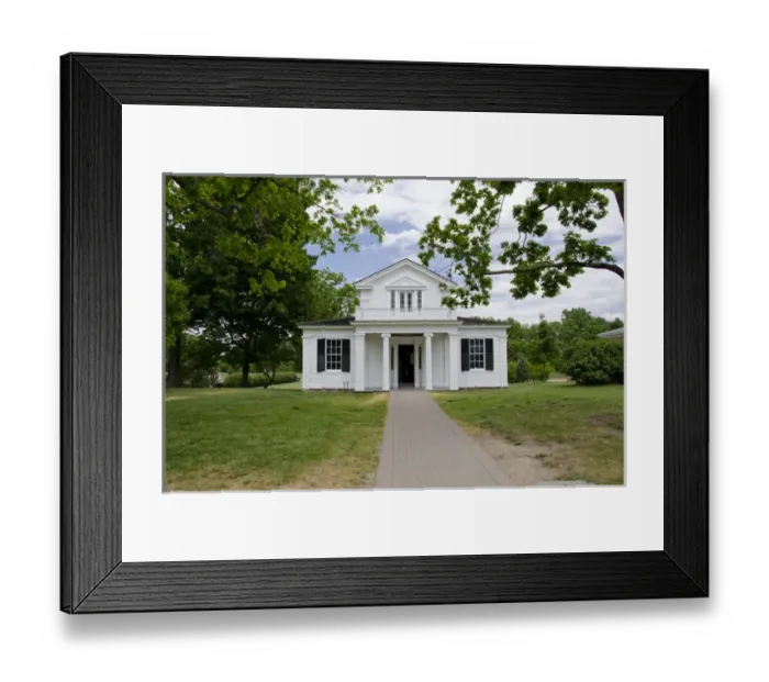 Framed Print : Michigan, Wyandotte. Greenfield Village, home to nearly 100 historical buildings Framed Print : Michigan, Wyandotte. Greenfield Village, home to nearly 100 historical buildings