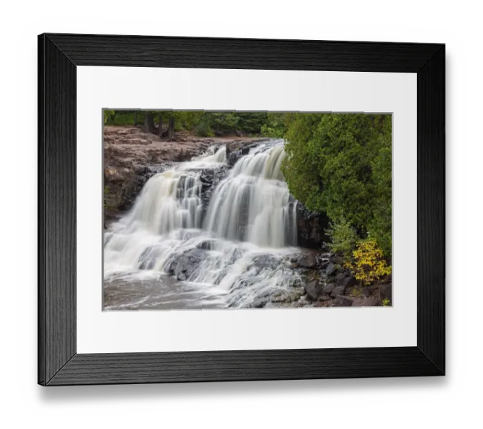 Framed Print : Minnesota, Gooseberry Falls State Park, Upper Falls