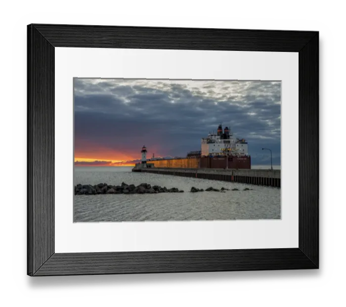 Framed Print : USA, Minnesota, Duluth, Lakewalk, Liftbridge Framed Print : USA, Minnesota, Duluth, Lakewalk, Liftbridge