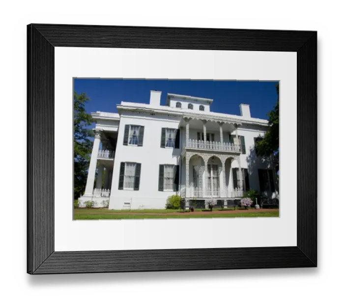 Framed Print : Mississippi, Natchez. Spring Pilgrimage, historic Stanton Hall circa 1857 Framed Print : Mississippi, Natchez. Spring Pilgrimage, historic Stanton Hall circa 1857