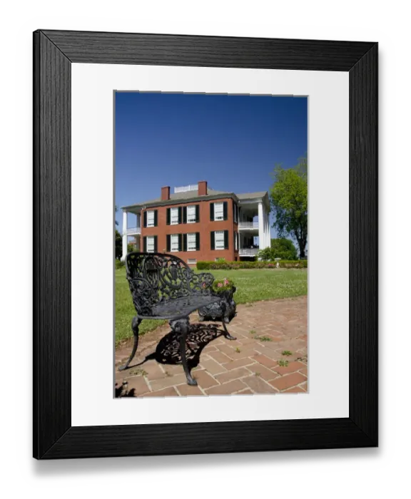 Framed Print : Mississippi, Natchez. Spring Pilgrimage, historic home Rosalie c. 1820 Framed Print : Mississippi, Natchez. Spring Pilgrimage, historic home Rosalie c. 1820