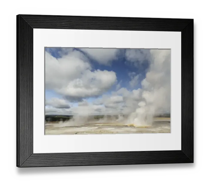 Framed Print : Spasm Geyser erupting, Lower Geyser Basin, Yellowstone National Park, Montana / Wyoming Framed Print : Spasm Geyser erupting, Lower Geyser Basin, Yellowstone National Park, Montana / Wyoming