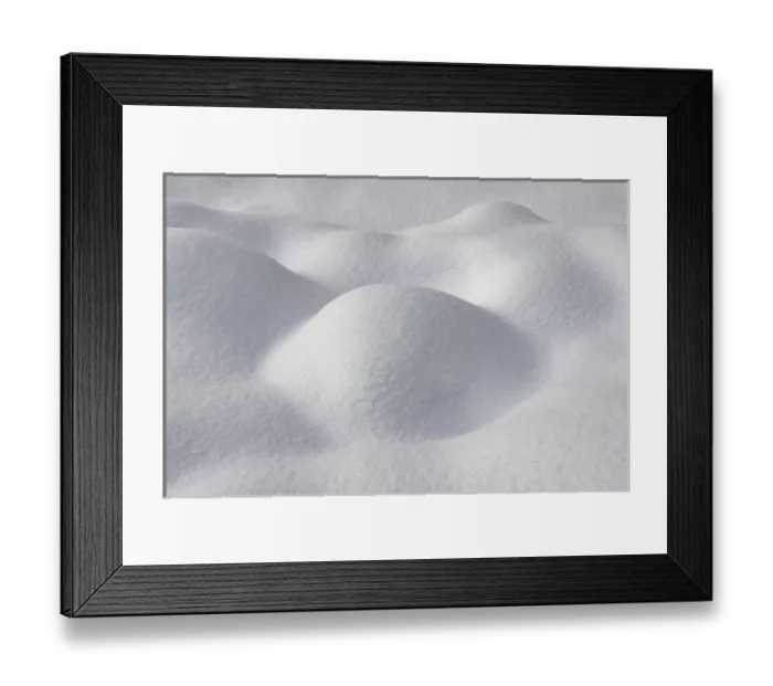 Framed Print : Snow pillow, Kalispell, Montana Framed Print : Snow pillow, Kalispell, Montana