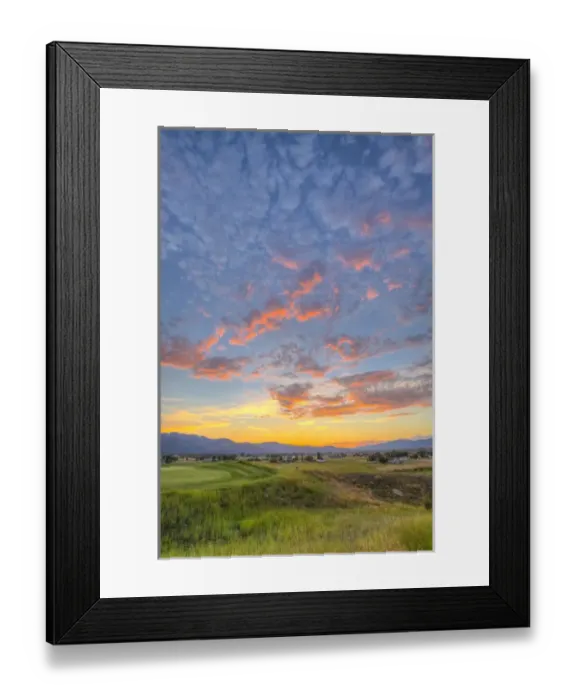 Framed Print : USA, Montana, Missoula. Sunset on Ranch Club Golf Course Framed Print : USA, Montana, Missoula. Sunset on Ranch Club Golf Course