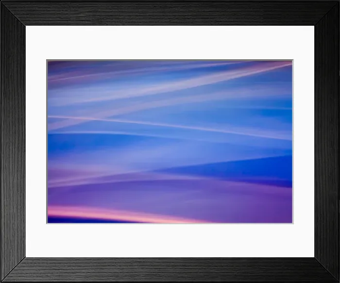 Framed Print : Light painting abstract color trails