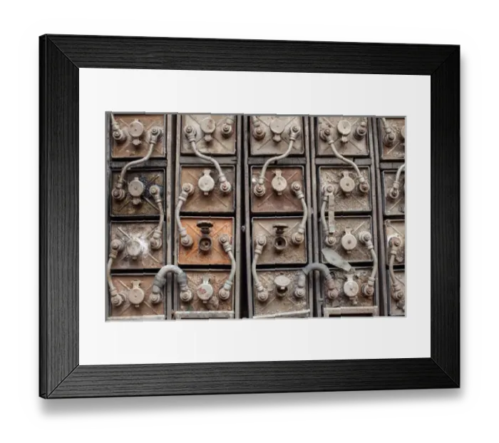 Framed Print : Industrial equipment in abandoned mine in Butte, Montana Framed Print : Industrial equipment in abandoned mine in Butte, Montana