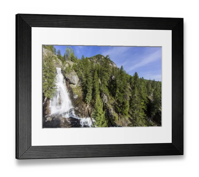 Framed Print : Holland Falls in the Lolo National forest, Montana, USA Framed Print : Holland Falls in the Lolo National forest, Montana, USA