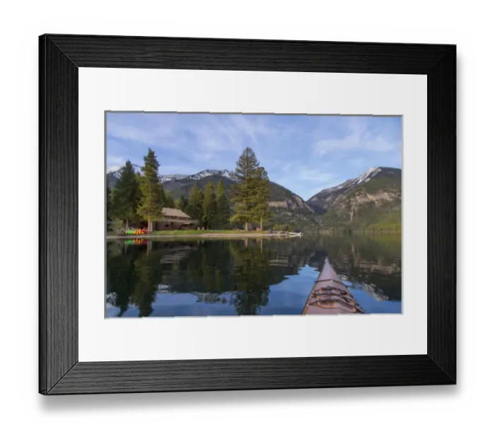 Framed Print : Holland Lake Lodge on Holland Lake in the Lolo National Forest, Montana, USA Framed Print : Holland Lake Lodge on Holland Lake in the Lolo National Forest, Montana, USA