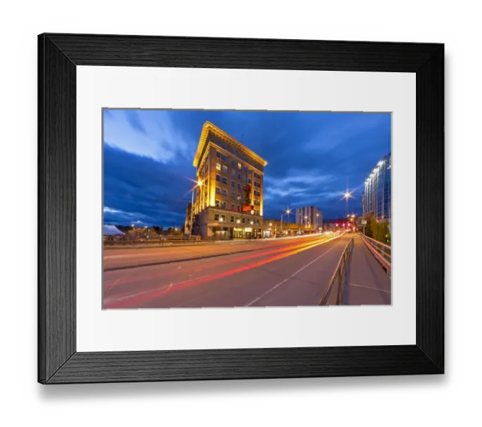 Framed Print : The historic Wilma Theatre building at dusk in downtown Missoula, Montana, USA Framed Print : The historic Wilma Theatre building at dusk in downtown Missoula, Montana, USA