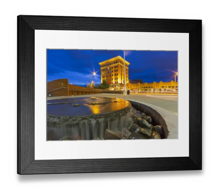 Framed Print : The historic Wilma Theatre building at dusk in downtown Missoula, Montana, USA Framed Print : The historic Wilma Theatre building at dusk in downtown Missoula, Montana, USA