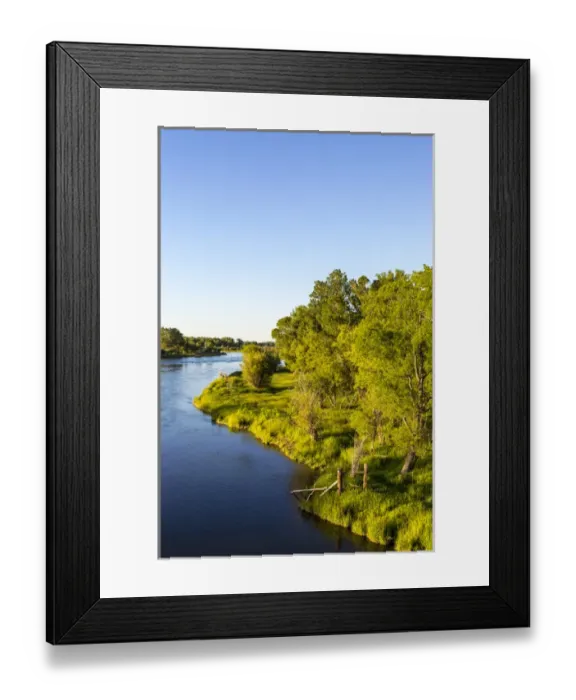 Framed Print : The Missouri River in late evening light at Cascade, Montana, USA Framed Print : The Missouri River in late evening light at Cascade, Montana, USA