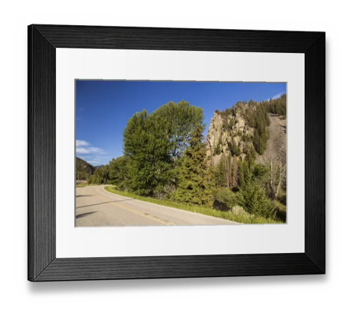 Framed Print : The Pioneer Scenic Byway in the Beaverhead-Deer Lodge National Forest, Montana, USA