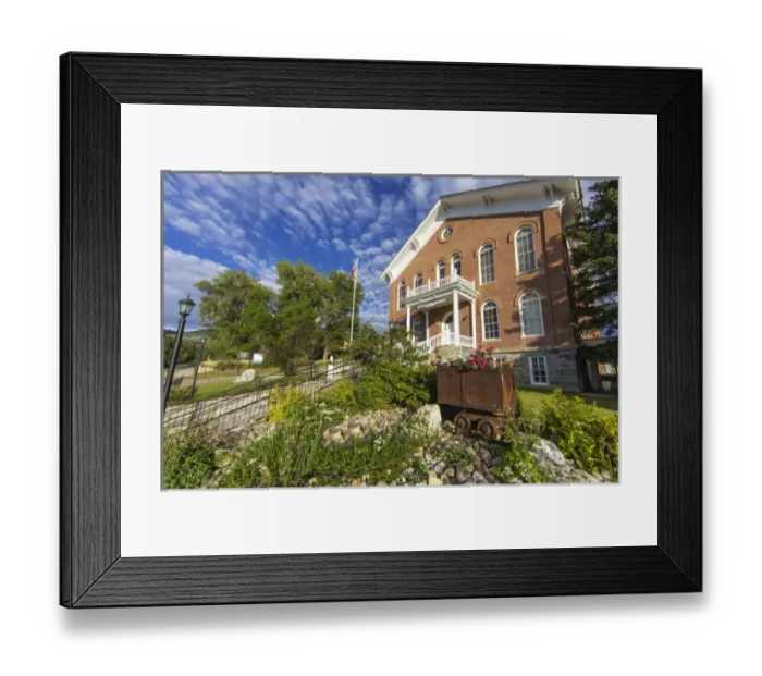 Framed Print : Madison County Courthouse in Virginia City, Montana, USA Framed Print : Madison County Courthouse in Virginia City, Montana, USA