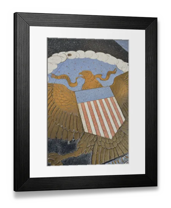 Framed Print : USA, Nevada, Bas relief plaque of the American Eagle. Hoover Dam Framed Print : USA, Nevada, Bas relief plaque of the American Eagle. Hoover Dam