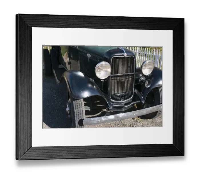 Framed Print : USA, Nevada. A 1934 Model T Ford, Virginia CIty, Nevada